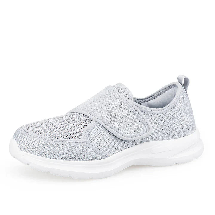 Wide Fit Orthopedic Walking Shoes with Adjustable Strap