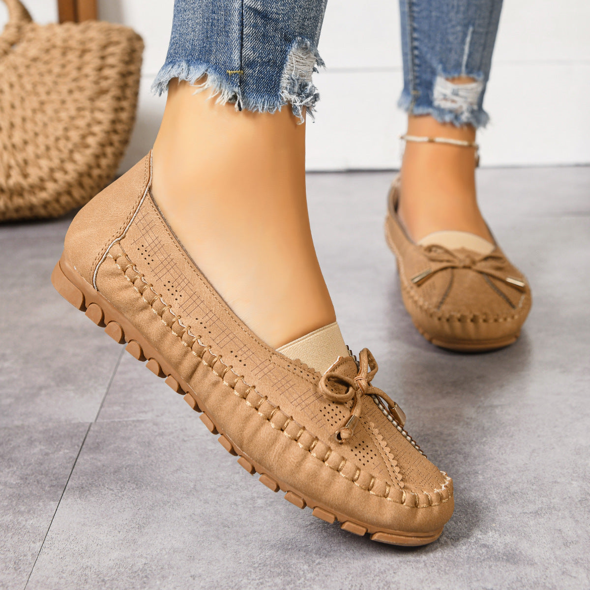 Women's Orthopedic Wide Fit Slip-On Loafers | Cushioned Comfort
