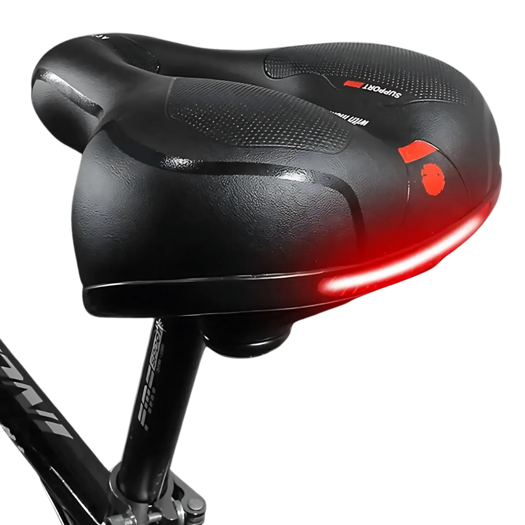 Memory Foam Ergonomic Bike Saddle With Reflectors