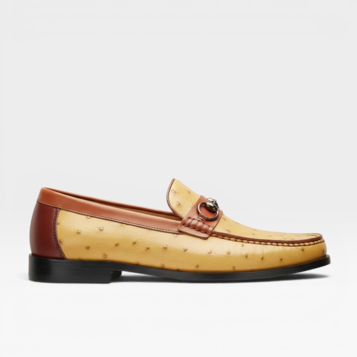 Genuine Leather Bit Loafers For Men