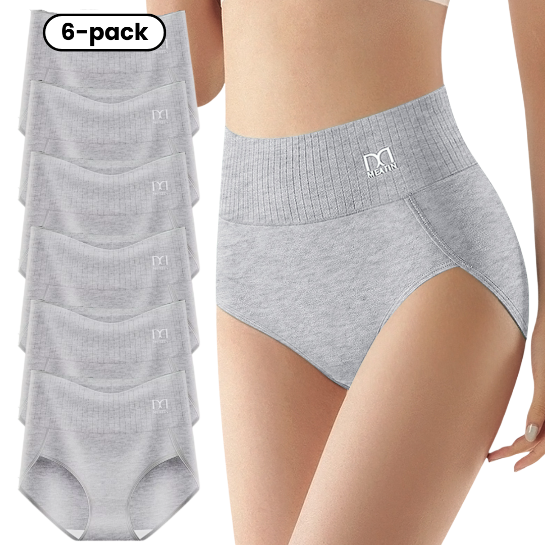 Women's High-Waist Shaping Underwear 6-Pack