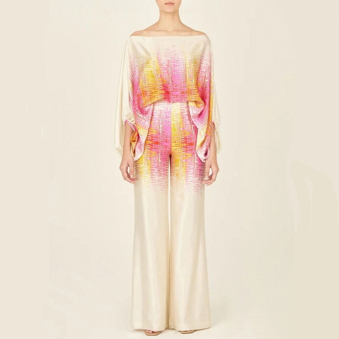 Women's Off-Shoulder Summer Two-Piece Set