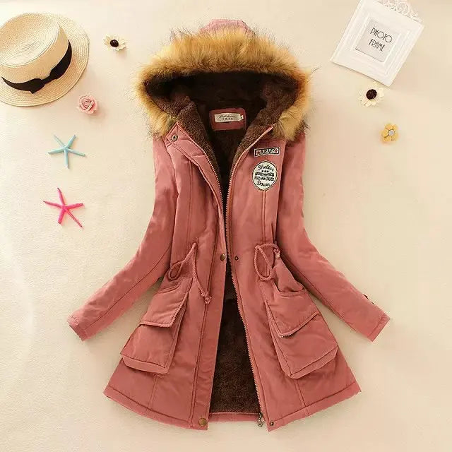 Hooded Insulated Puffer Jacket With Zip Pockets
