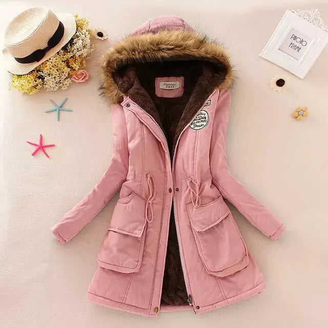 Hooded Insulated Puffer Jacket With Zip Pockets