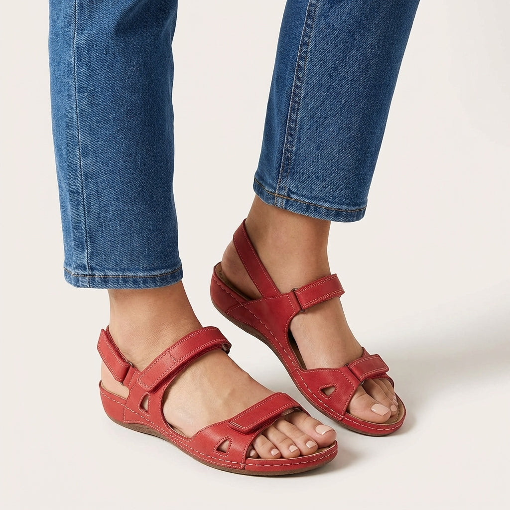 Adjustable Strap Comfort Flat Sandals for Summer