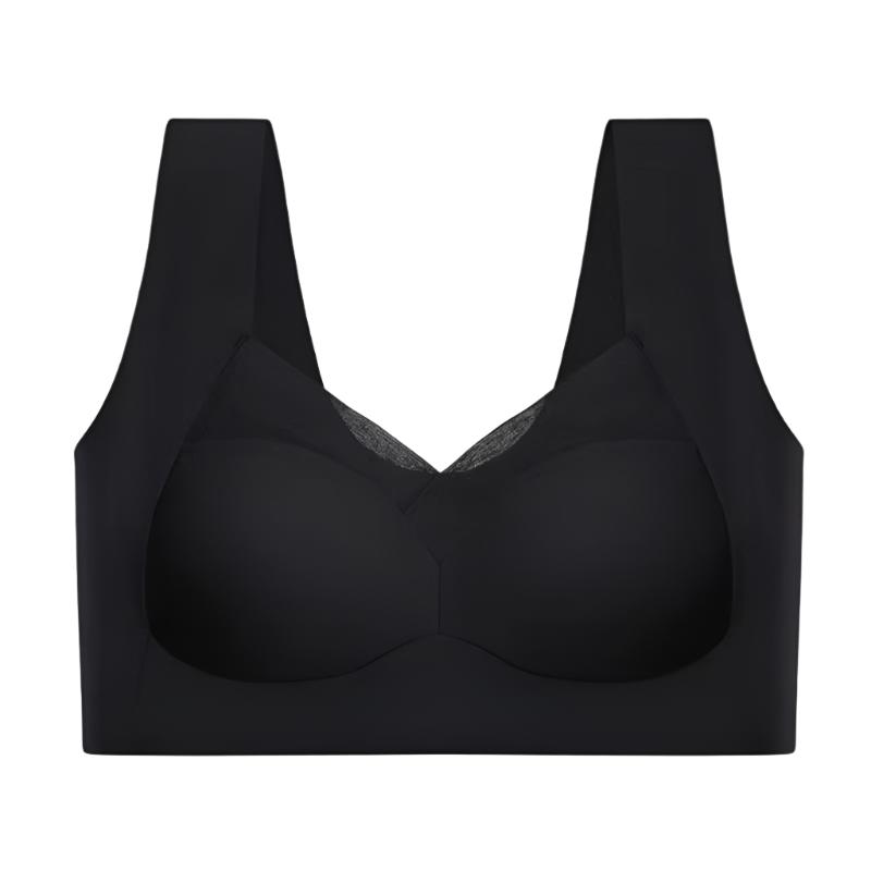 Women's Seamless Bra with Mesh Detail