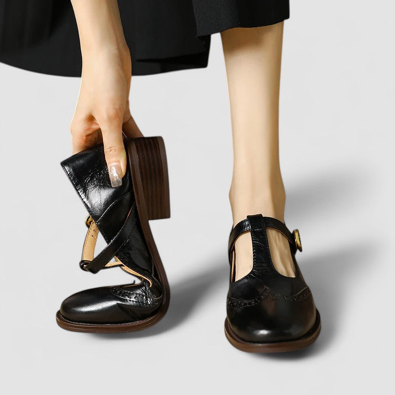 Orthopedic Mary Jane Strap Shoes