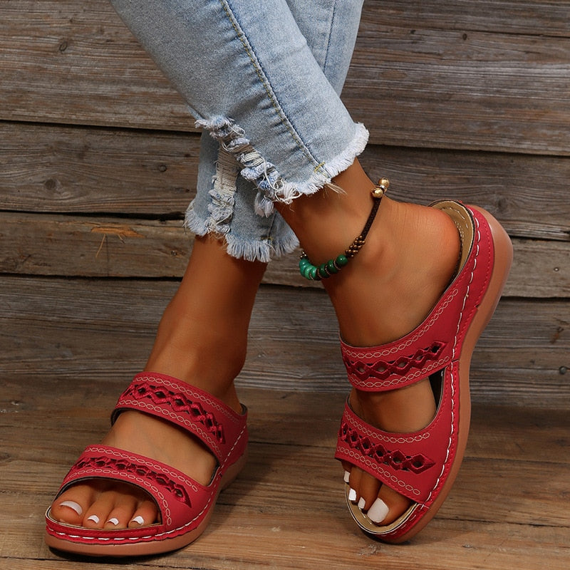 Orthopedic Comfort Sandals with Triple Arch Support
