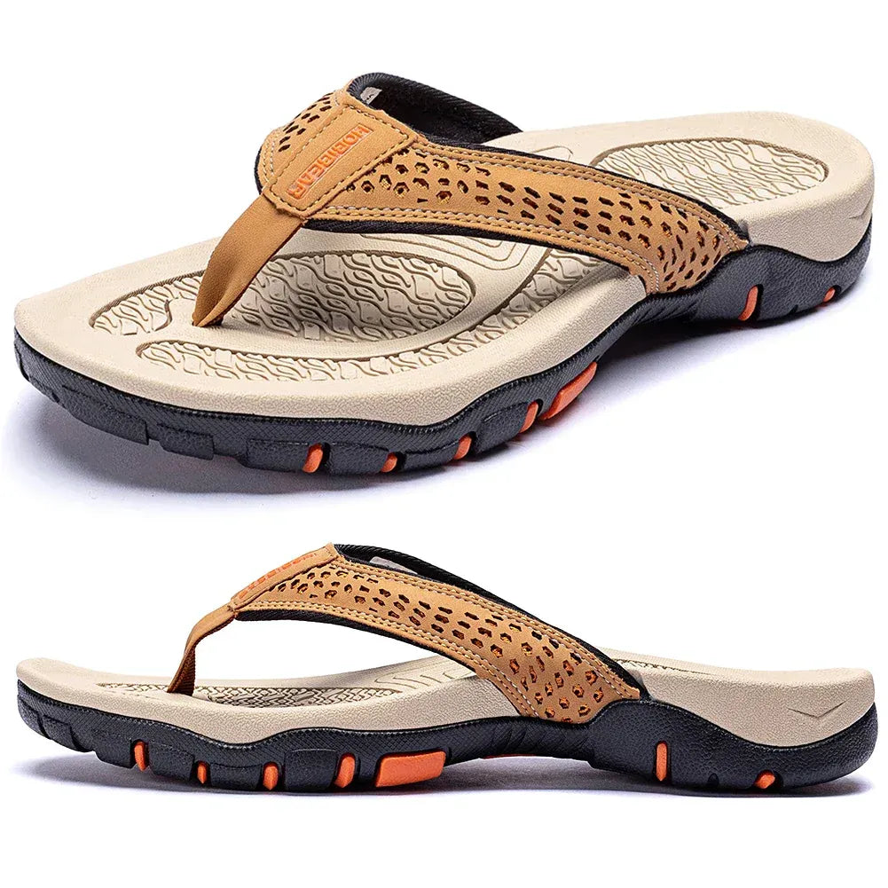 Men's Arch Support Athletic Flip Flop Sandal