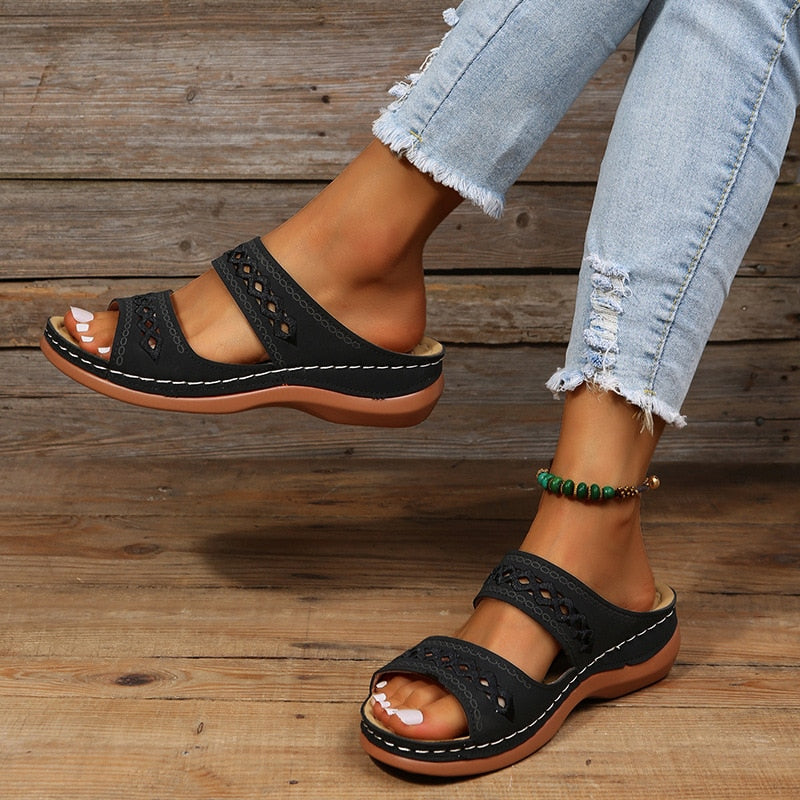 Orthopedic Comfort Sandals with Triple Arch Support