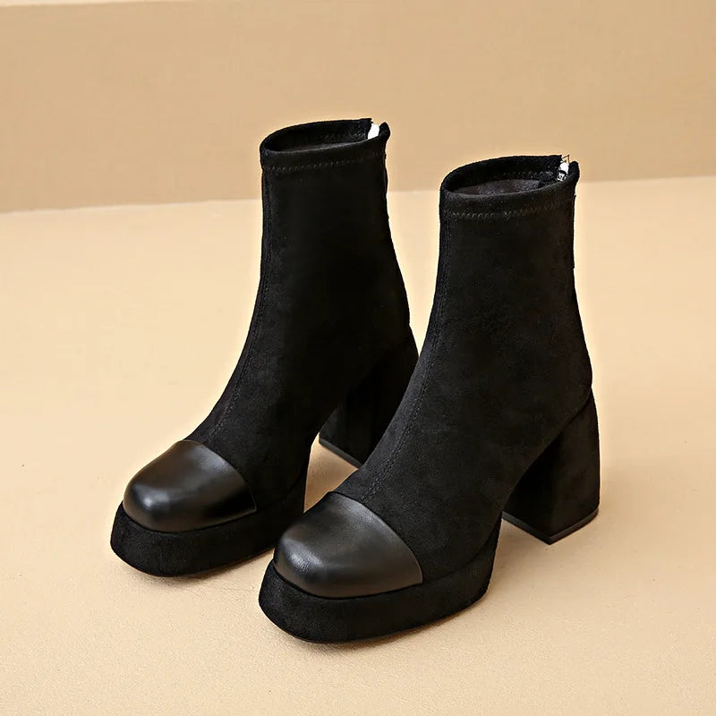 Sculpted Everyday Boots with Soft Sole