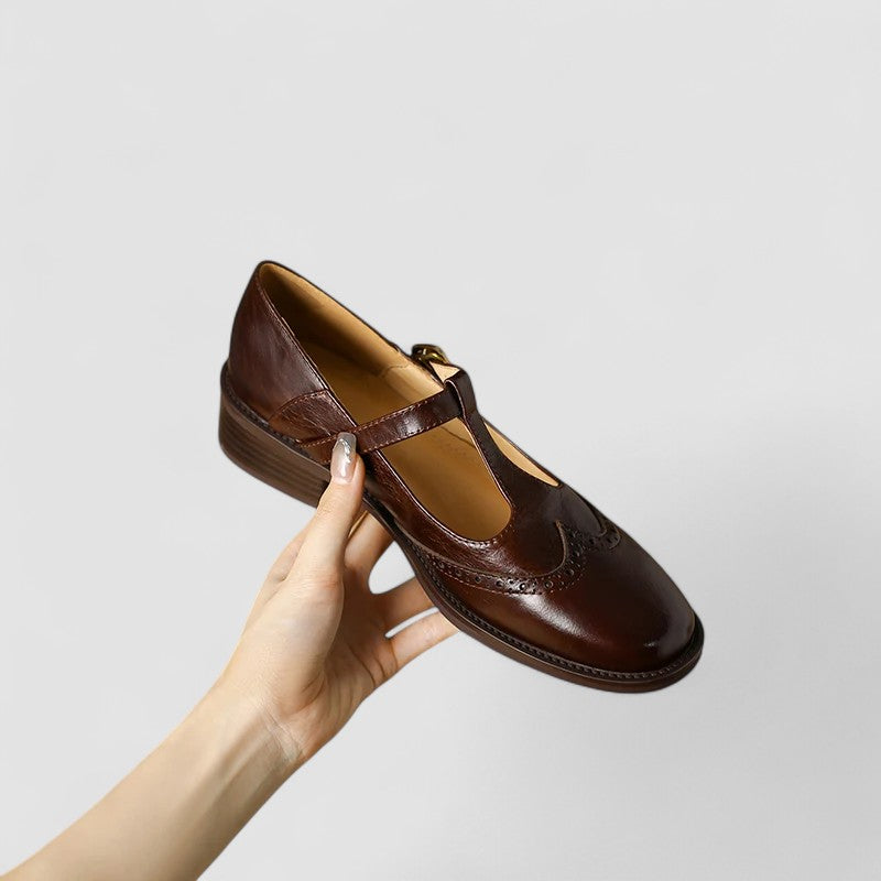 Orthopedic Mary Jane Strap Shoes