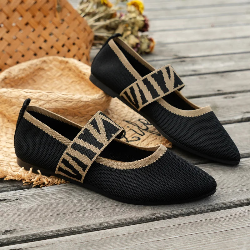 Sarah Orthopedic Flat Shoes with Cushioned Support