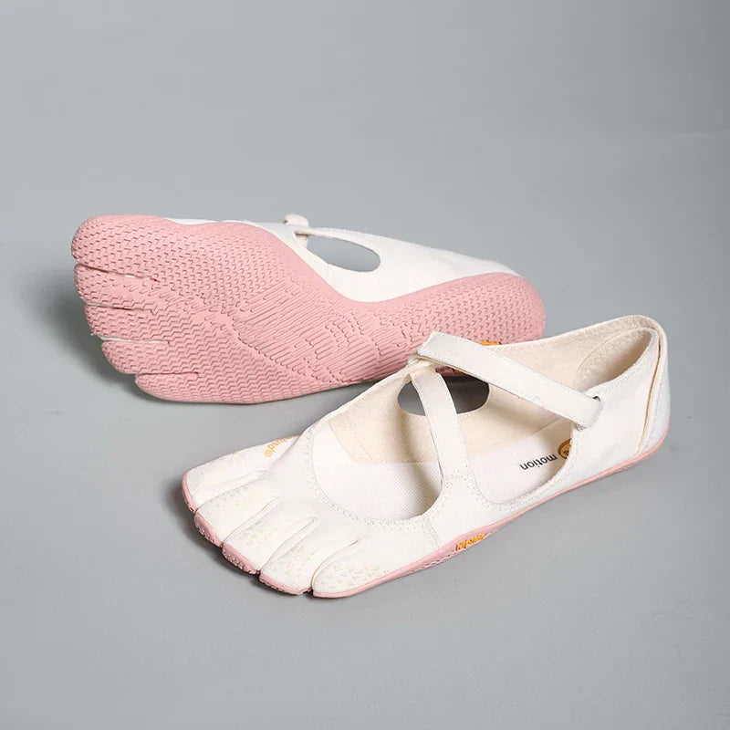 Five Toe Minimalist Barefoot Flats with Loop Strap