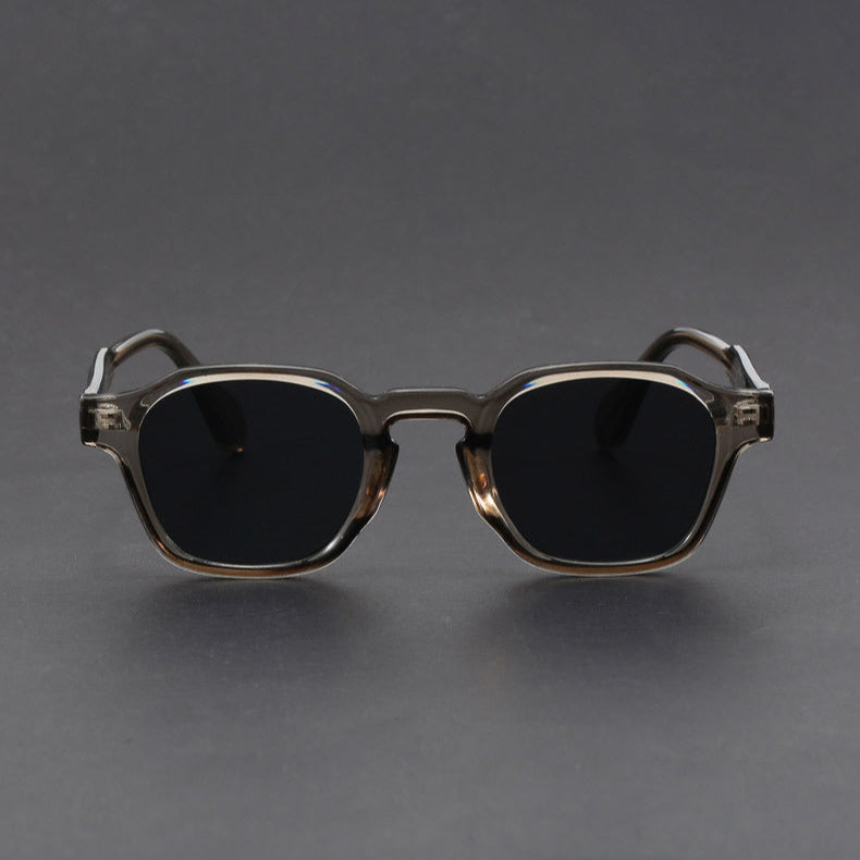 Polycarbonate Square Frame Retro Sunglasses