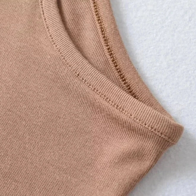 Seamless Invisible Shoulder Strap Tank Top