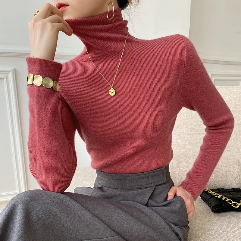 Slim Fit Turtleneck Sweater