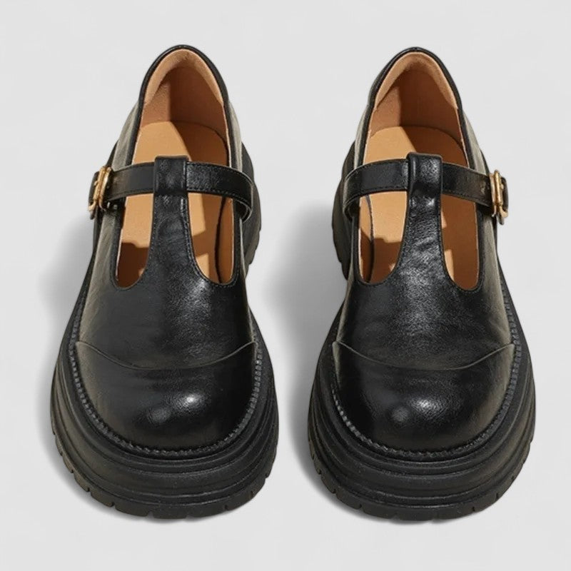 Vintage T Bar Mary Jane Shoes With Cushioned Insole