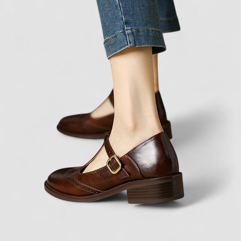 Orthopedic Mary Jane Strap Shoes