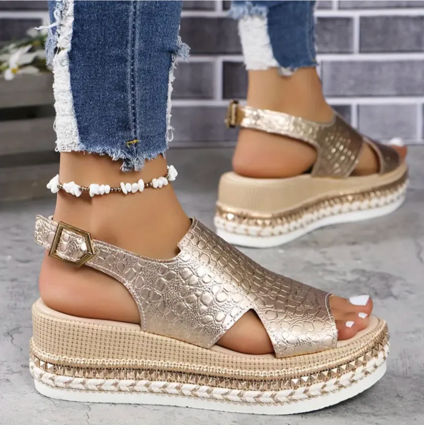 Women's Orthopedic Leather Sandals
