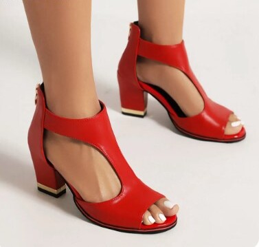 Women's Orthopedic Leather Heel Sandals | Arch Support