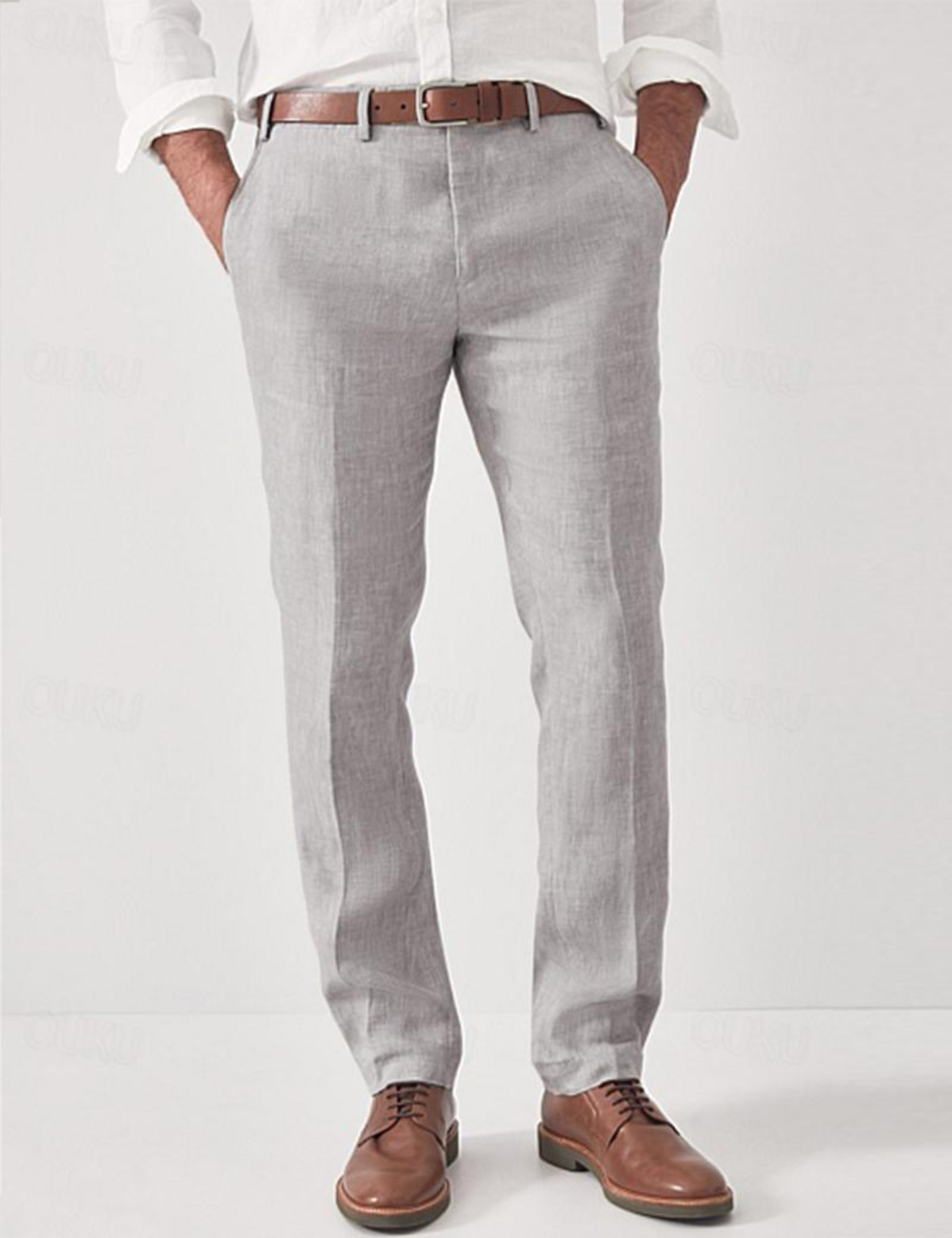 Slim Fit Casual Trousers