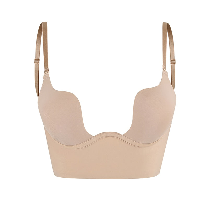 Strapless Backless Bra with Seamless Support