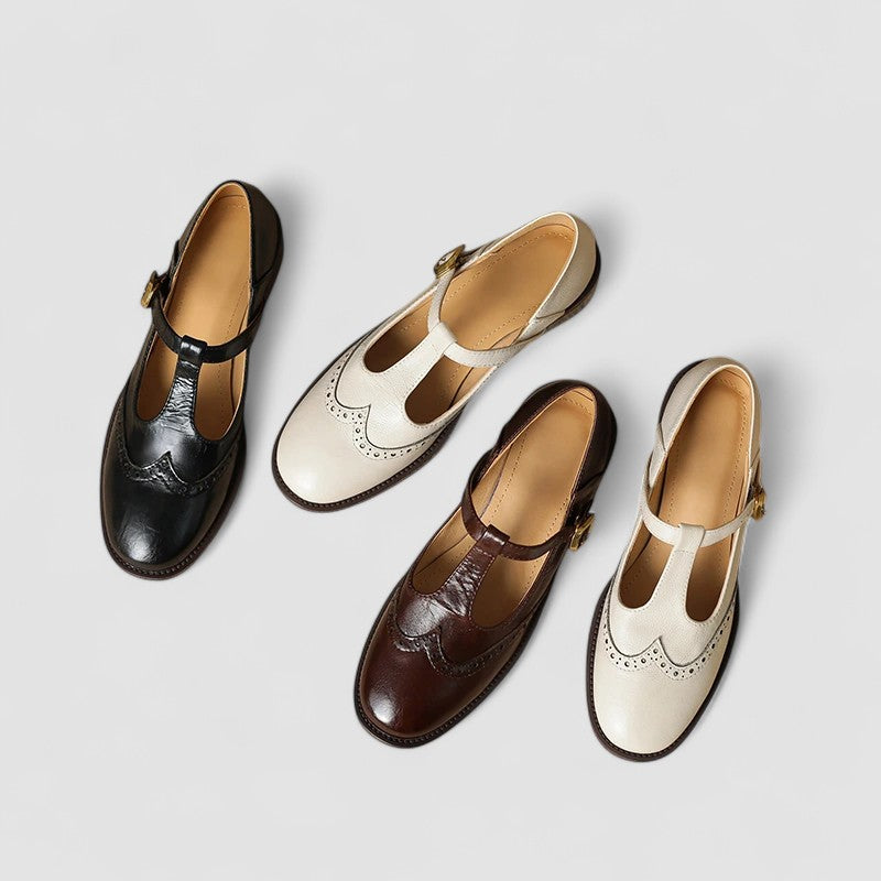 Orthopedic Mary Jane Strap Shoes