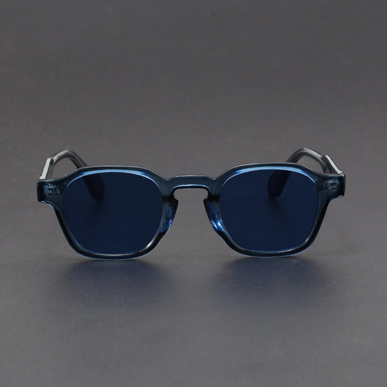Polycarbonate Square Frame Retro Sunglasses