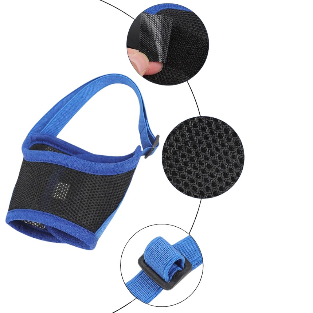 Adjustable Soft Dog Muzzle for Training and Safety