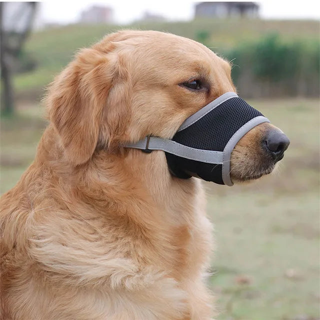 Adjustable Soft Dog Muzzle for Training and Safety