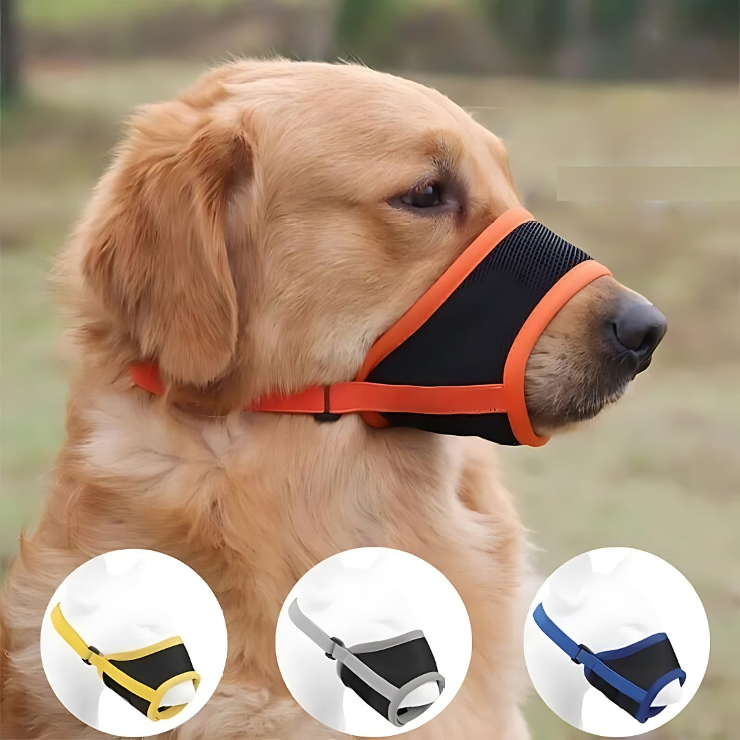 Adjustable Soft Dog Muzzle for Training and Safety