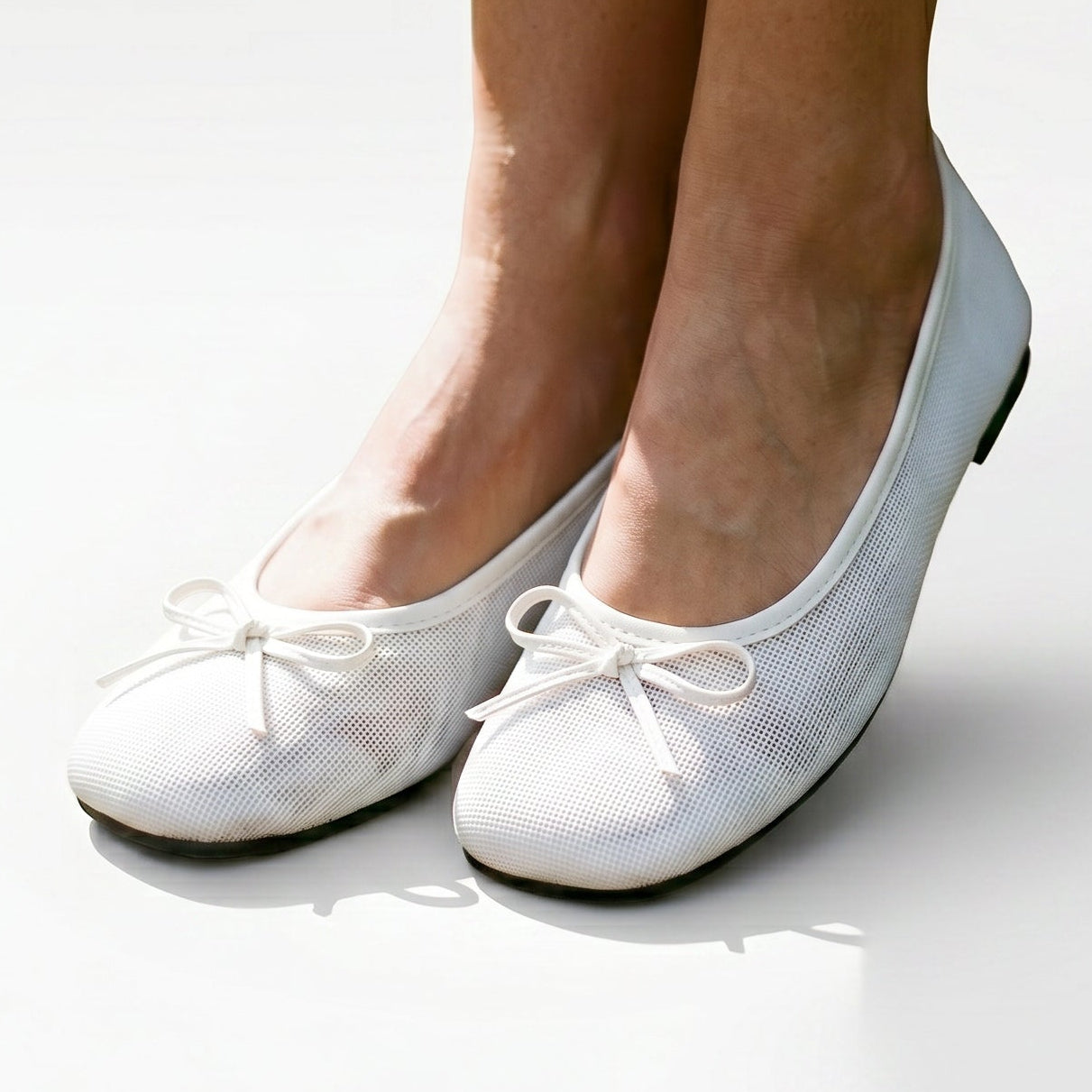 Breathable Mesh Ballet Flats for Women