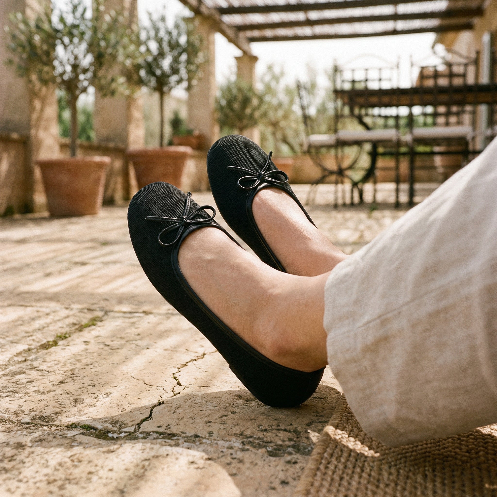 Breathable Mesh Ballet Flats for Women