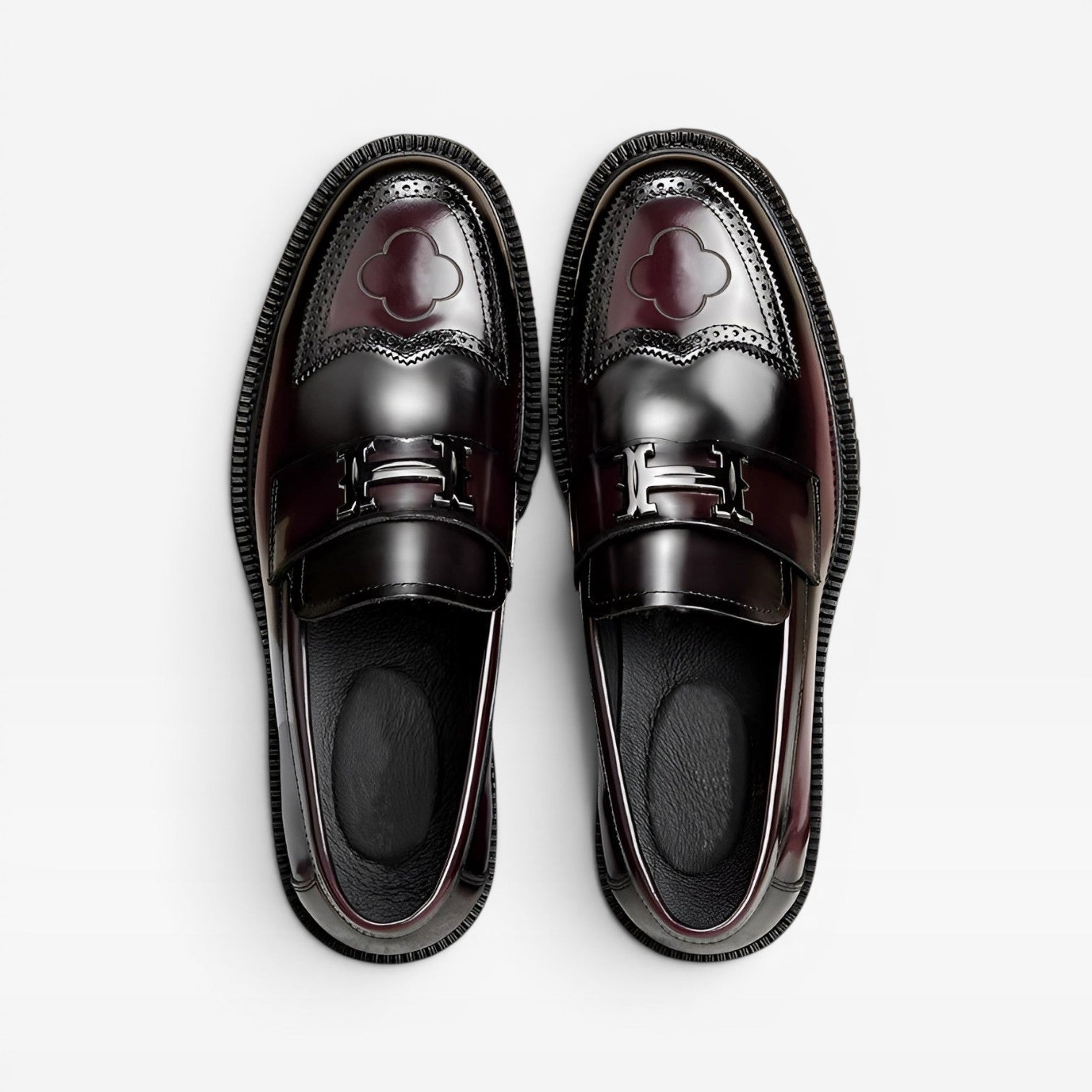Modern Chunky Leather Loafers For Men
