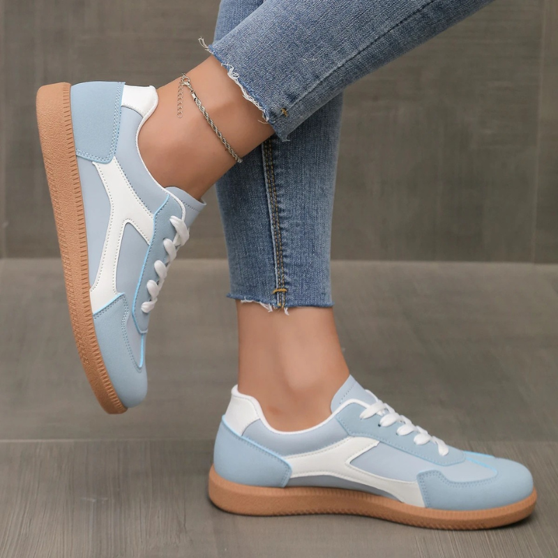 Livia Low-Profile Leather Sneakers