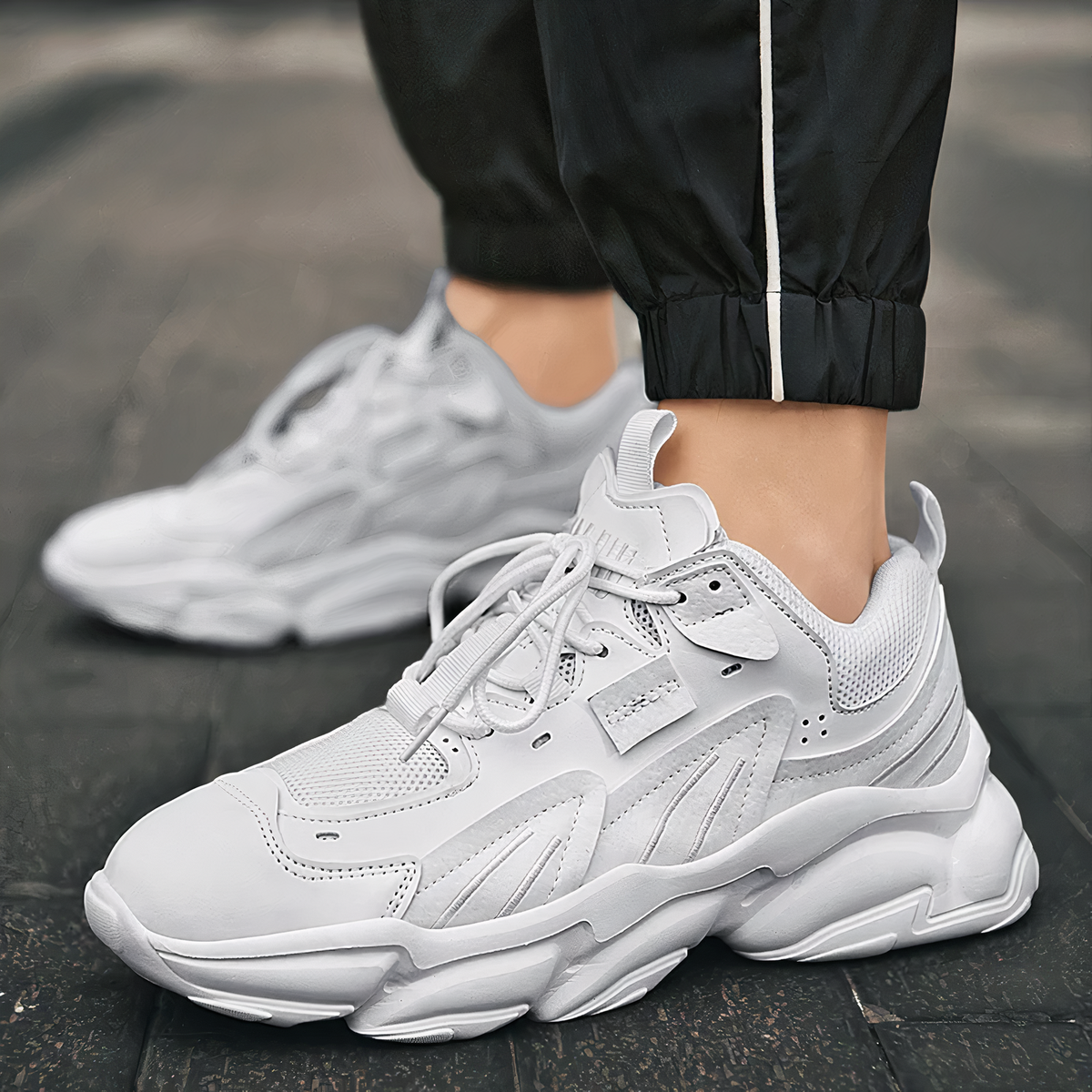 Hidden Insole Height Increasing Lightweight Sneakers