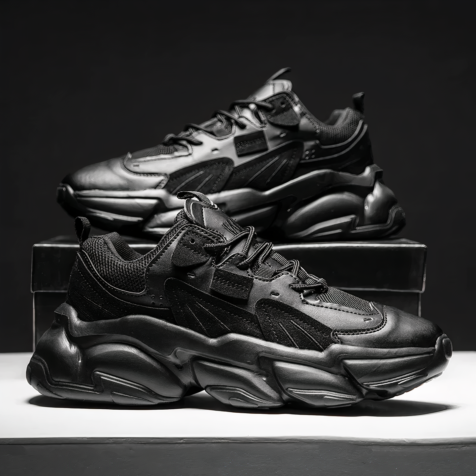 Hidden Insole Height Increasing Lightweight Sneakers