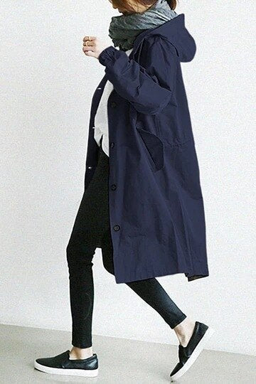 Versatile Long Trench Coat – 7 Colors