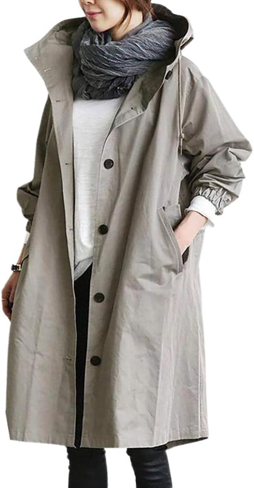 Versatile Long Trench Coat – 7 Colors