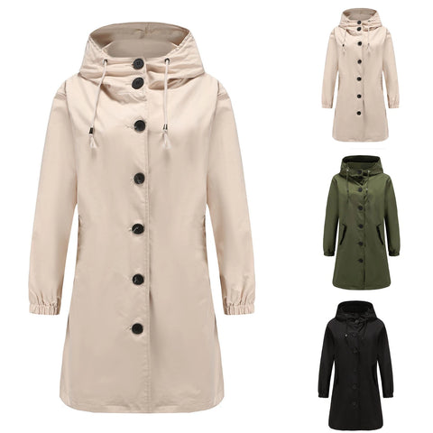 Versatile Long Trench Coat – 7 Colors