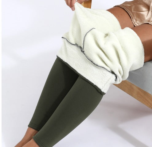 Warm Winter Fleece-Lined Leggings