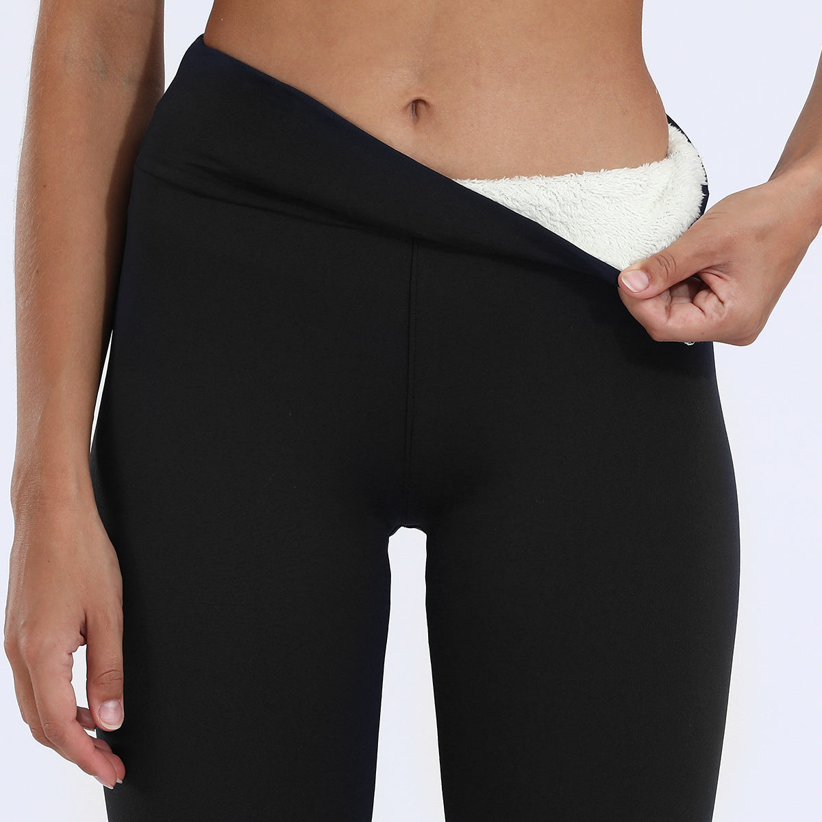 Warm Winter Fleece-Lined Leggings