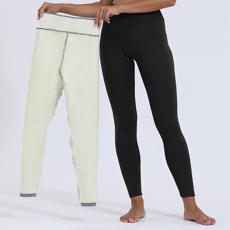Warm Winter Fleece-Lined Leggings