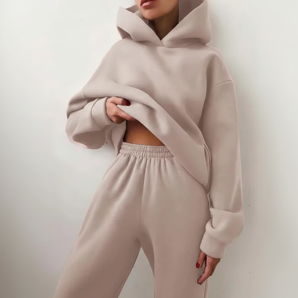 Soft Fleece Hoodie Jogger Set