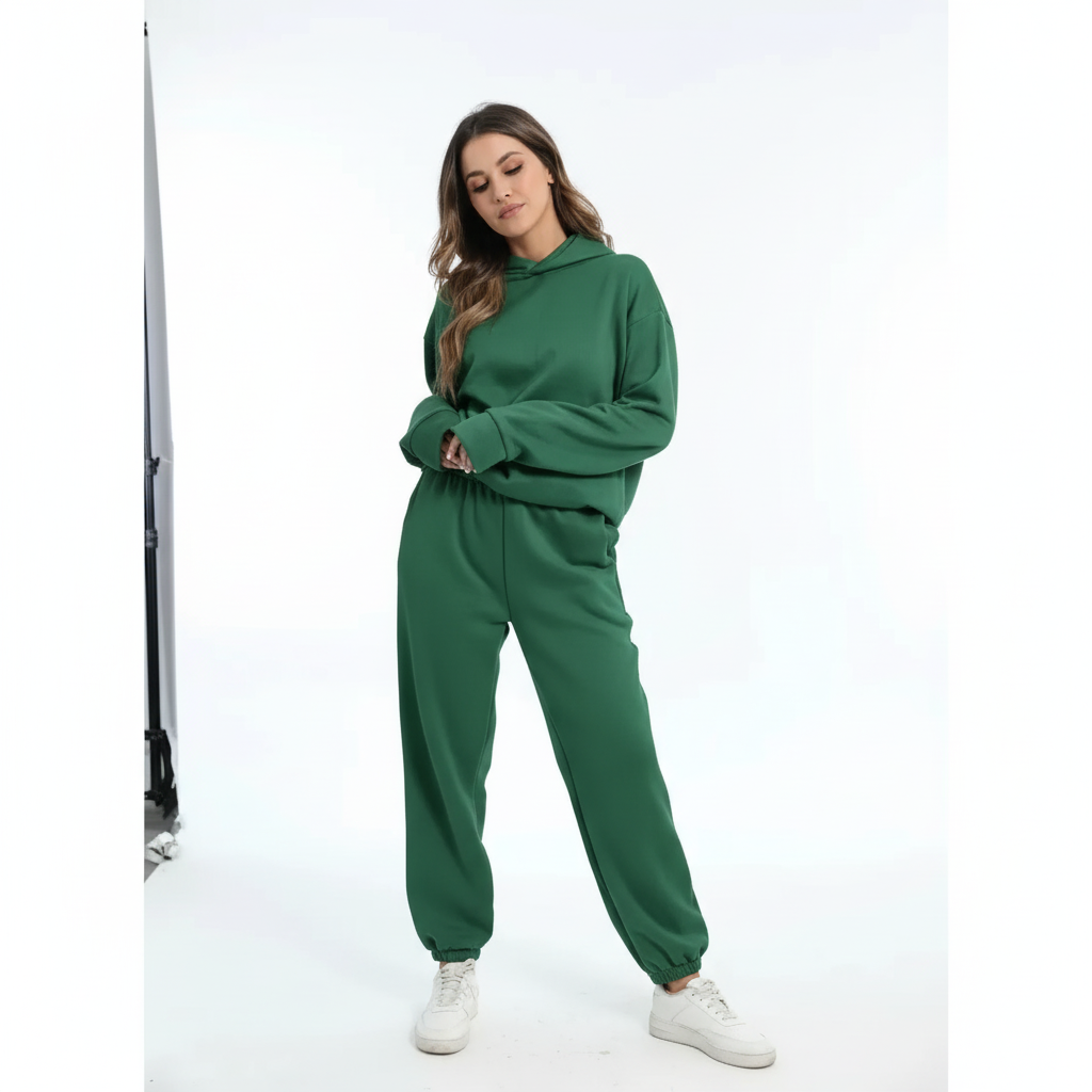 Soft Fleece Hoodie Jogger Set