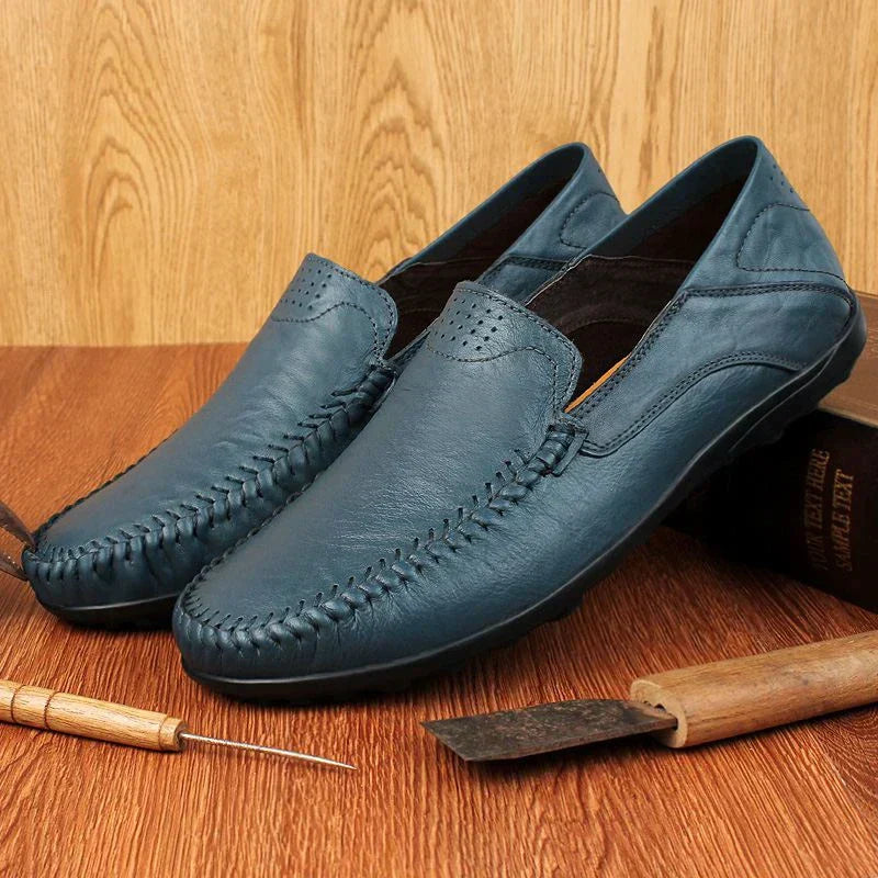 Italian Genuine Leather Loafers for Men