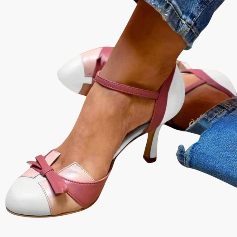 Women's Slip-On Heels with Breathable Upper and Cushioned Sole