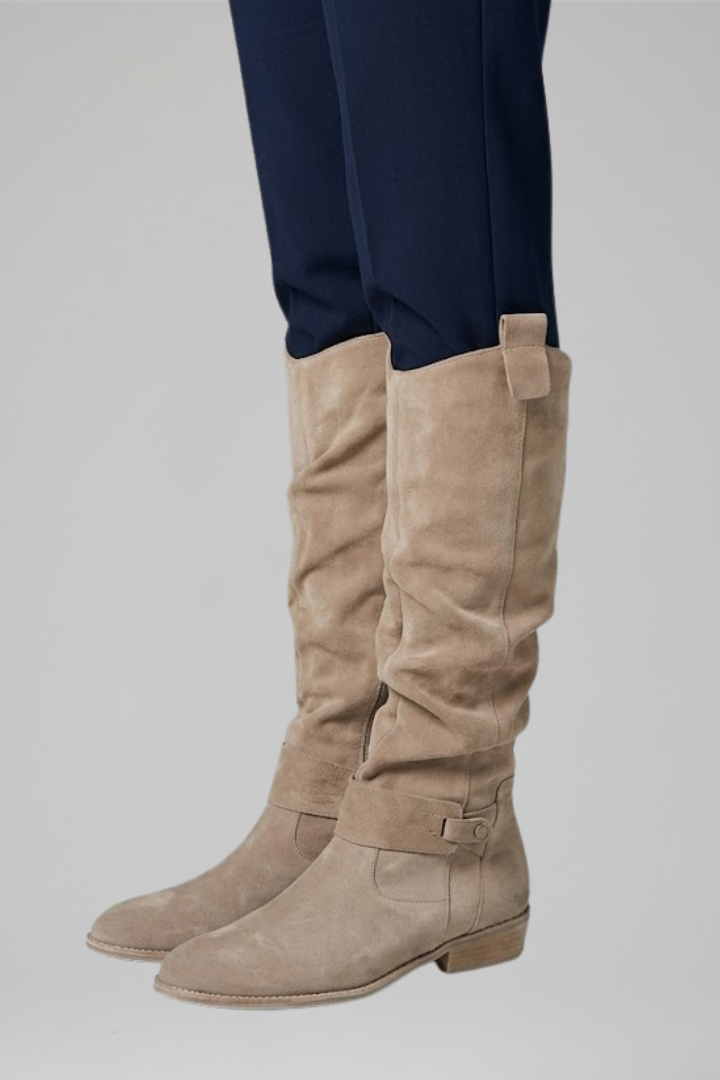Women's Orthopaedic Knee-High Boots with Side Zipper