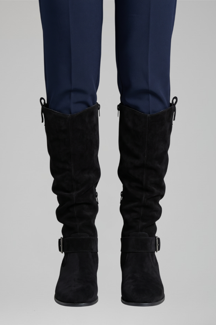 Women's Orthopaedic Knee-High Boots with Side Zipper